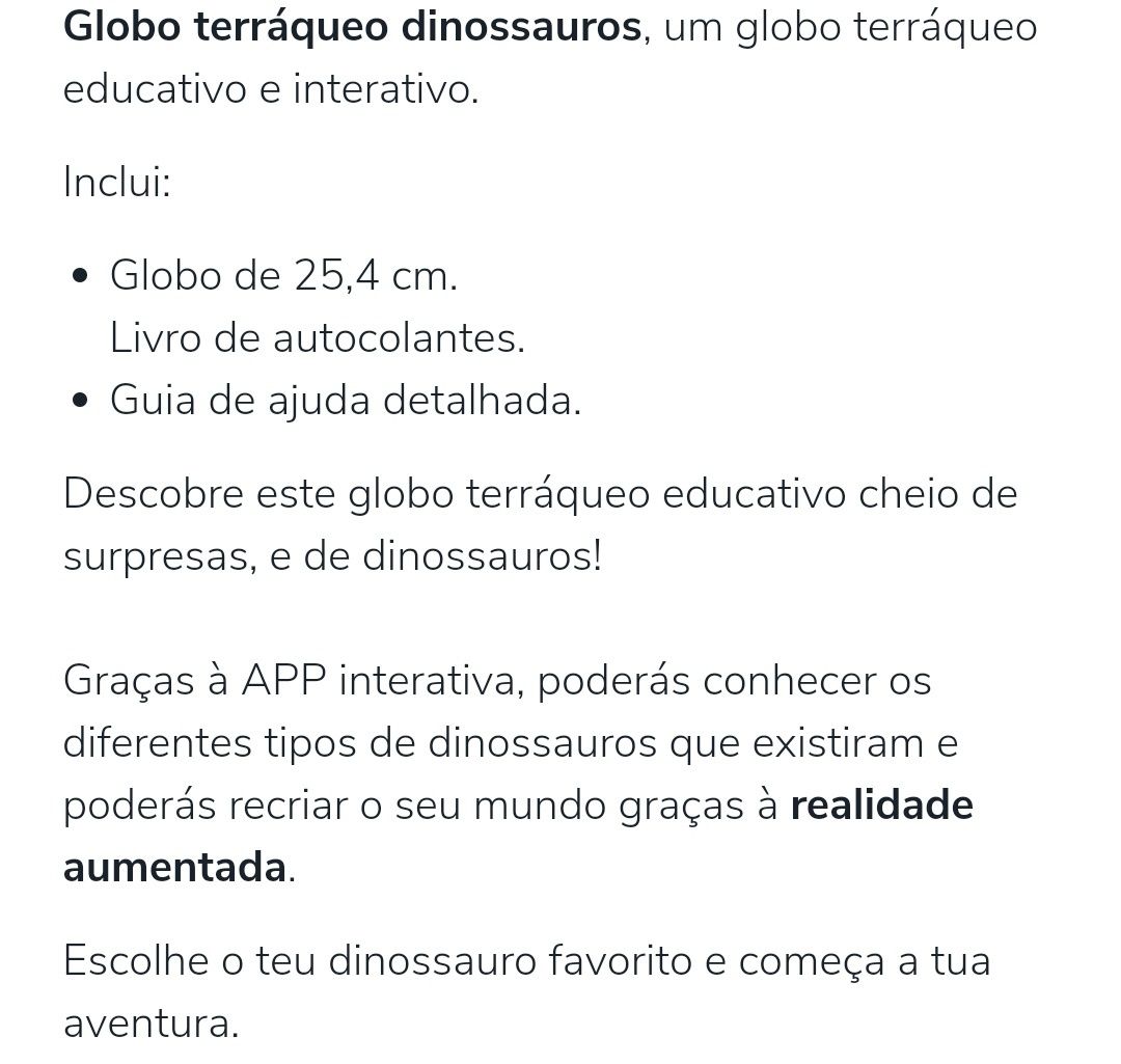 Globo terrestre dinaussauro