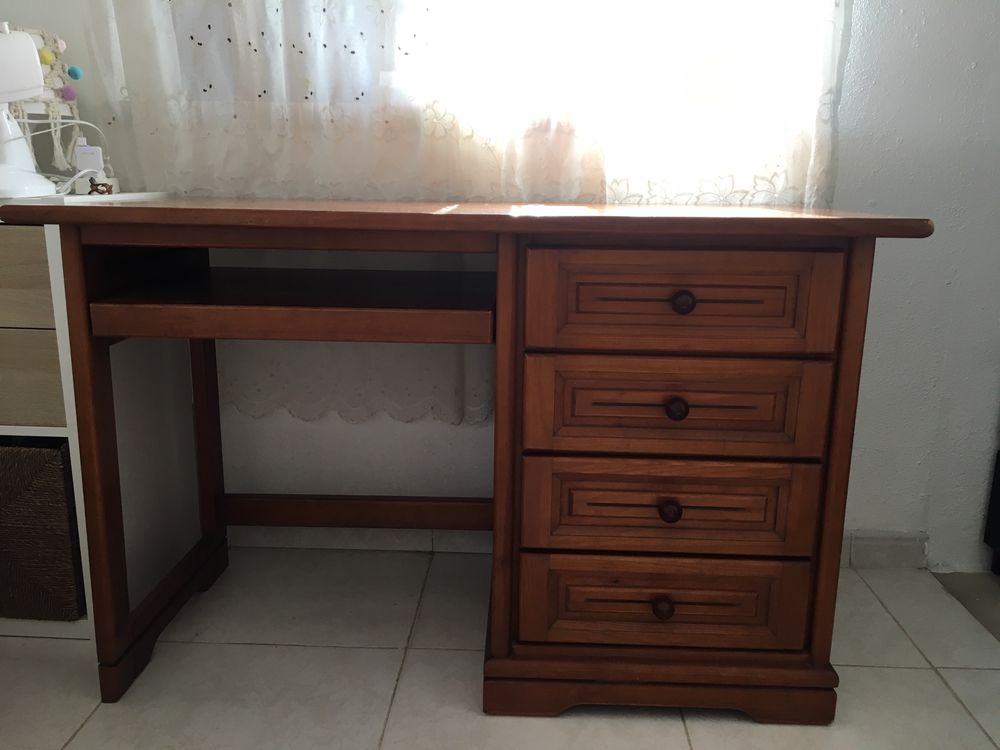 Mesa secretária pinho maciço