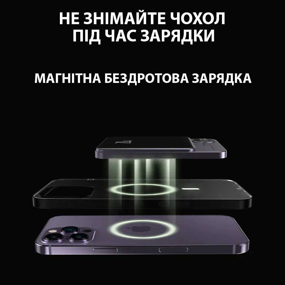 Магнитная беспроводная зарядка, PowerBank Q9 10000mAh  MagSafe
