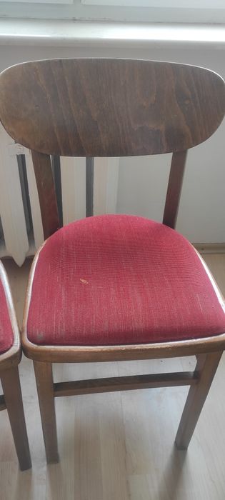 Komplet 3 krzeseł PRL