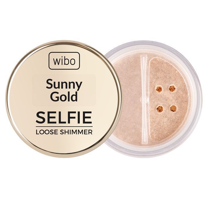 Wibo Selfie Loose Shimmer Rozświetlacz Do Twarzy Sunny Gold (P1)