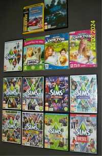 Sims 3 + 6 dodatków + 2 akcesoria + dodatkowe 5 gier