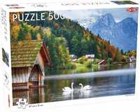 Puzzle 500 Landscape: Swans On A Lake, Tactic