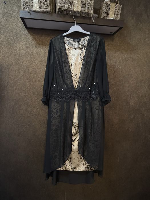 Шикарна сукня в леопардовому принті