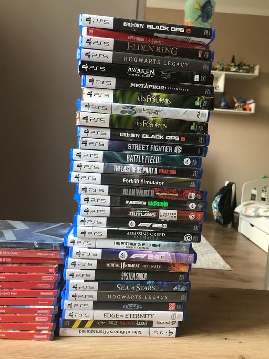 Gry ps5 i nintendo