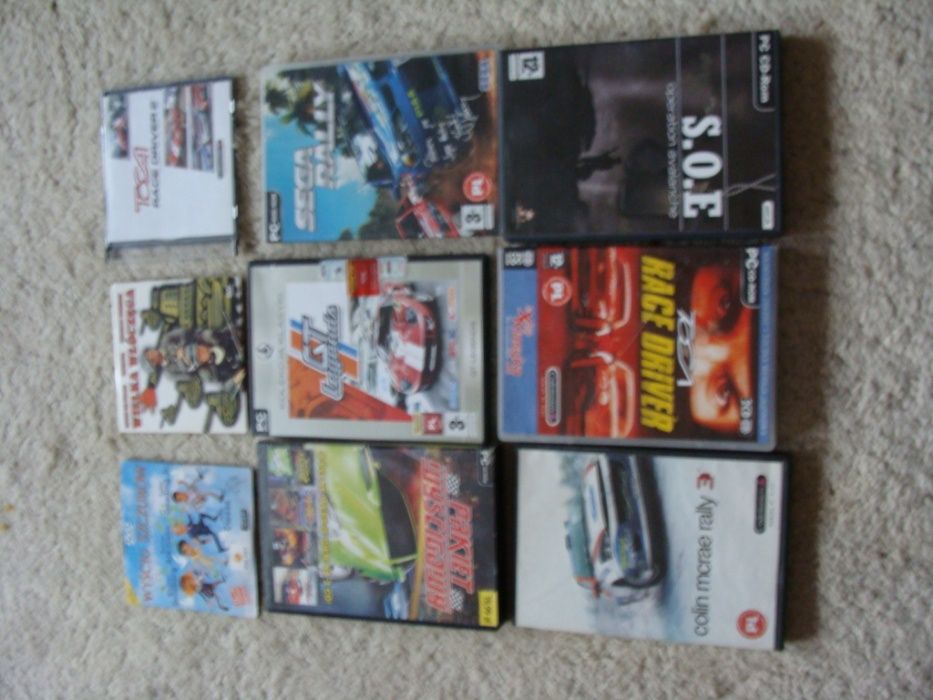 s.o.e. racve driver cmr 3 sega rally 7 gier 2 filmy dvd pc wysyłka