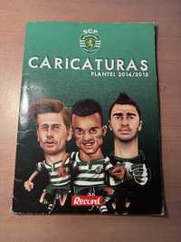 Caricaturas plantel do Sporting 2014/2015