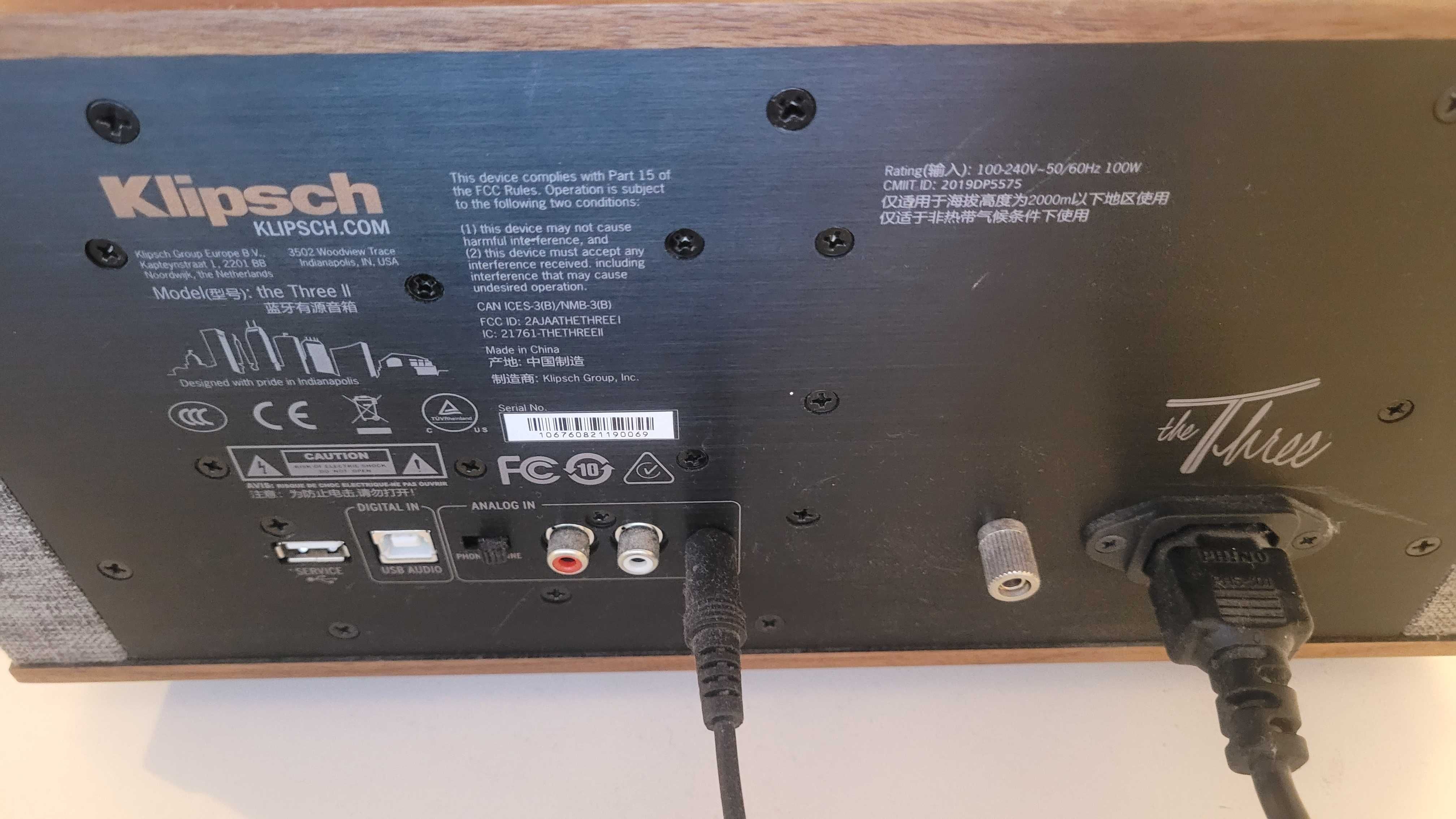 Klipsch The Three II orzech