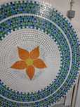 Tampa de messa em mosaico