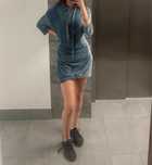 Velvet hoodie/dress