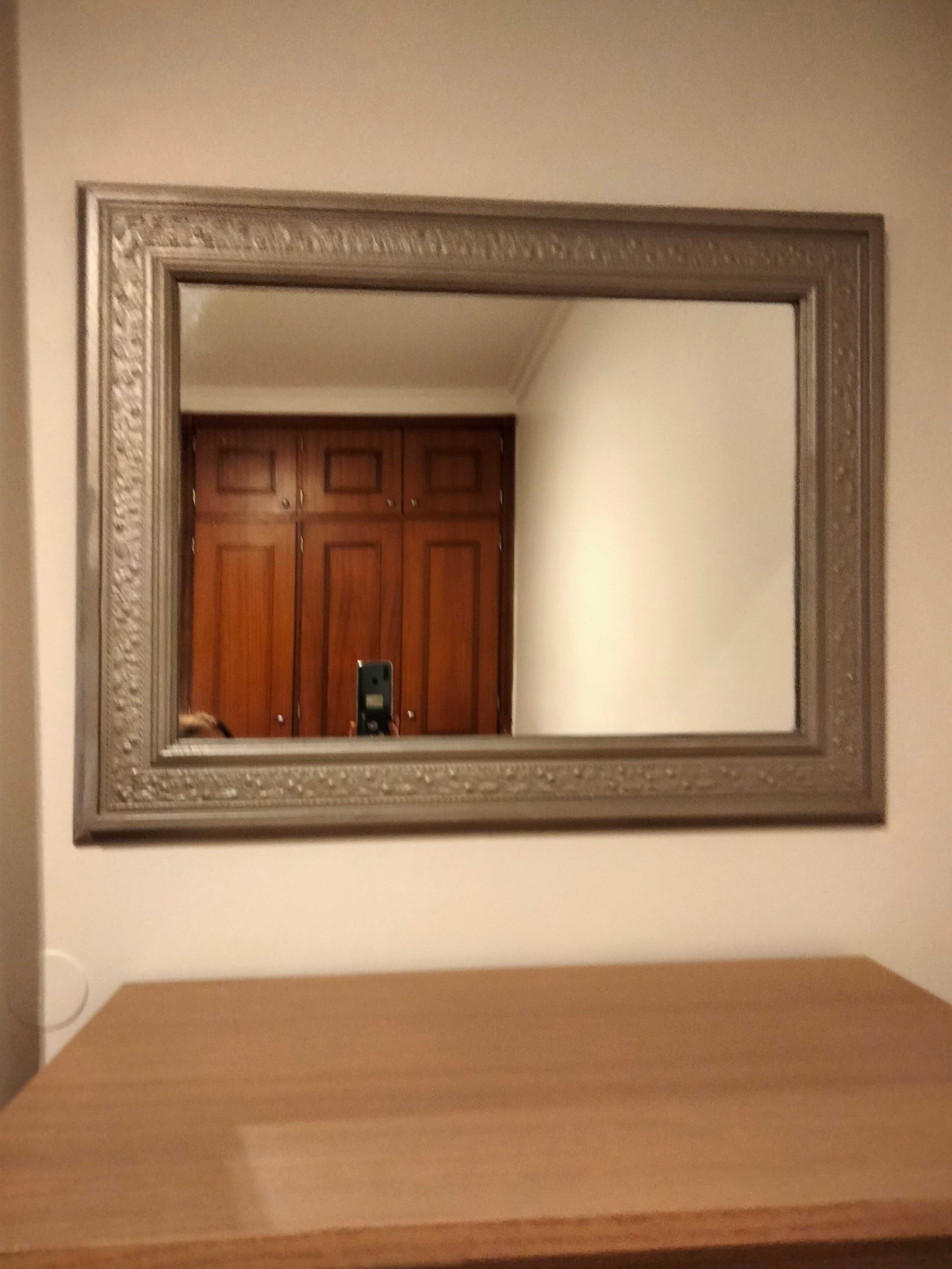 Espelho prateado