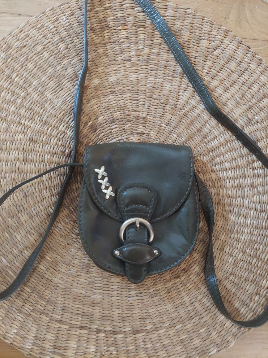 Radley nowa, stylowa torebka mini skóra natur