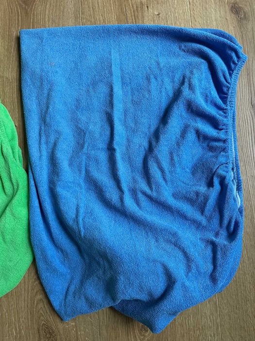 Prześcieradła frotte 70x140, stan bdb, żywe kolory