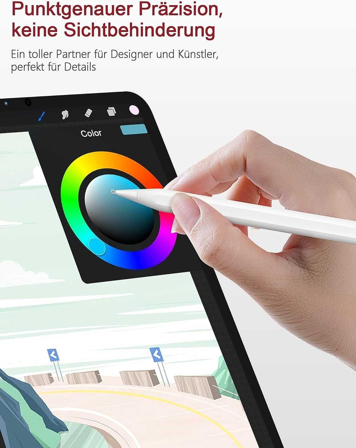 Końcówki do Apple Pencil do rysika aktywnego 4 szt białe