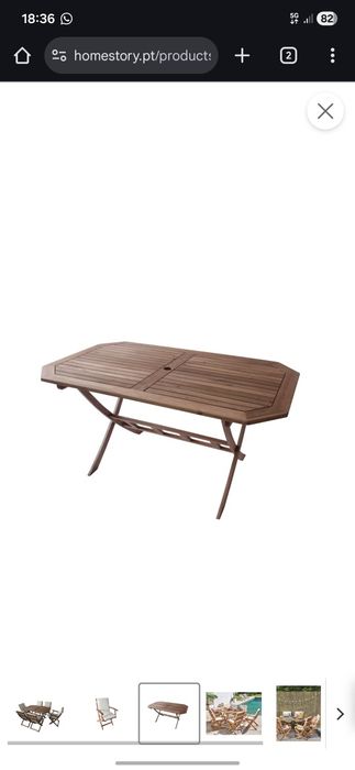 Mesa Jardim + 4 Cadeiras