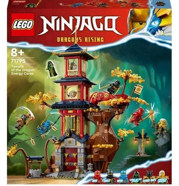 Wersja Unikat! Lego Ninjago Świątynia smoczej energii nr kat 71795 Now