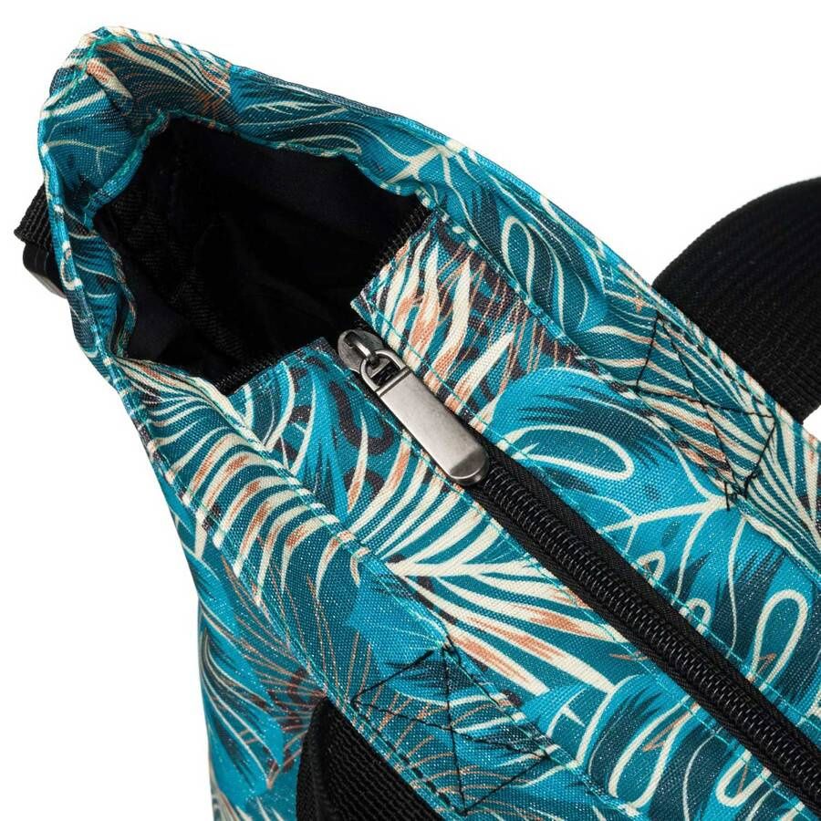 pojemna torba shopper na zakupy w modny wzór - rovicky