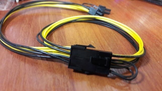 Кабель для видеокарт 18 AWG переходник GPU 8 ->2х PCI-E(6+2)