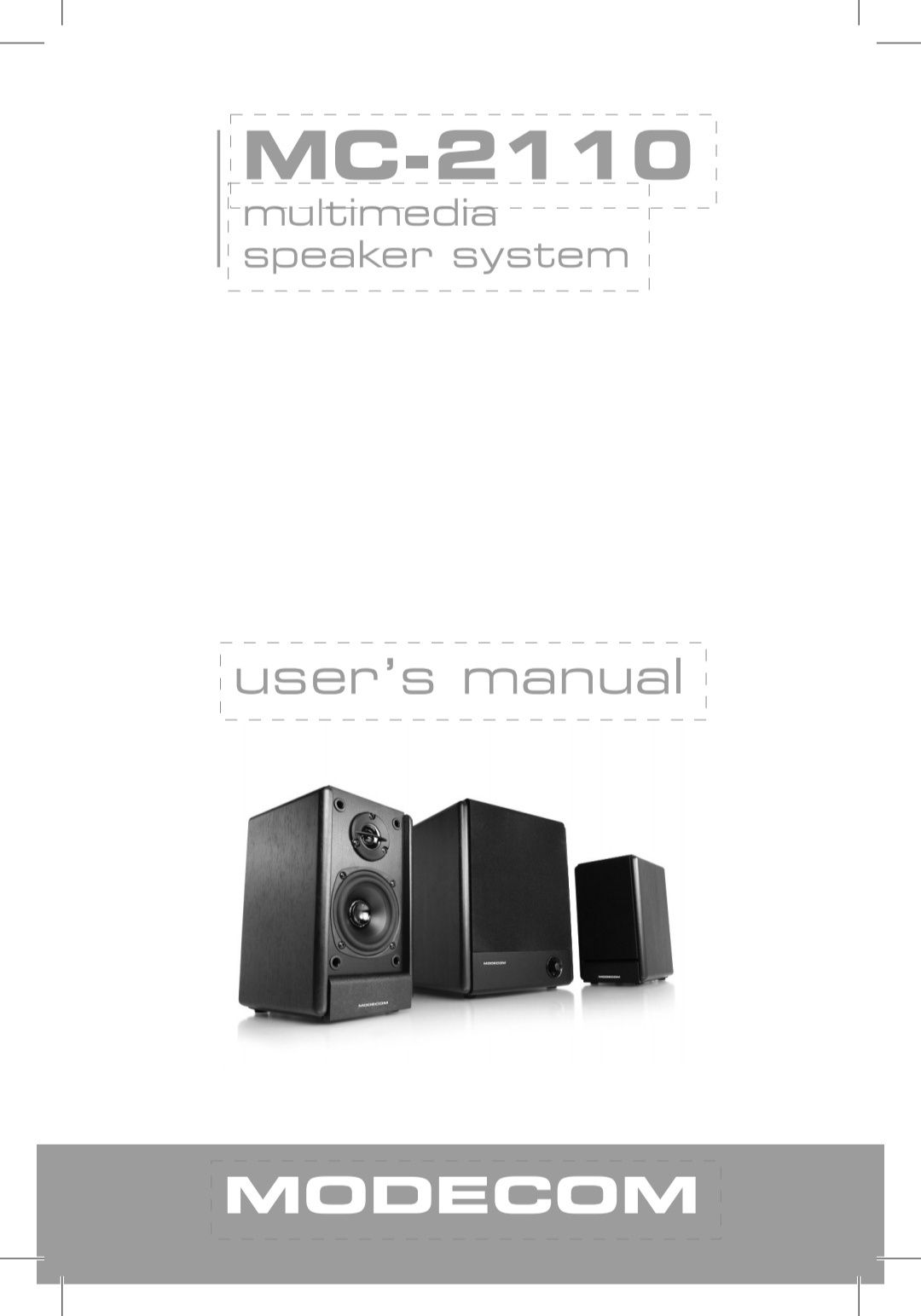 Głośniki MODECOM Mulimedia Speaker MC-2110
