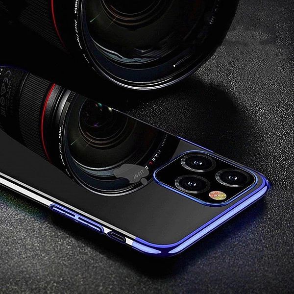 Clear Color case żelowy pokrowiec etui z metaliczną ramką Samsung Gala