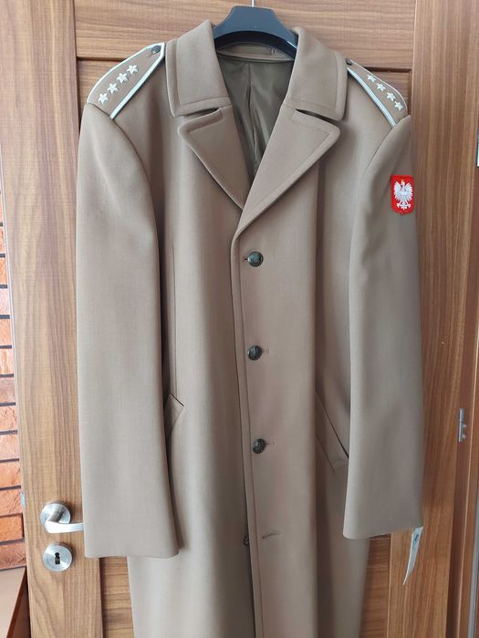 Płaszcz wojsk lądowych wz.215/MON - nieużywany  116 / 180/ 110