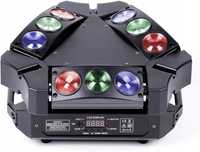 WZYBUTA Moving Head Oświetlenie dyskotekowe LED DMX 512 RGB DJ 7/13 CH