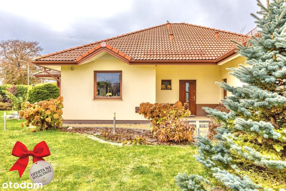 Parterowy dom 125 m2 | kominek | garaż | las