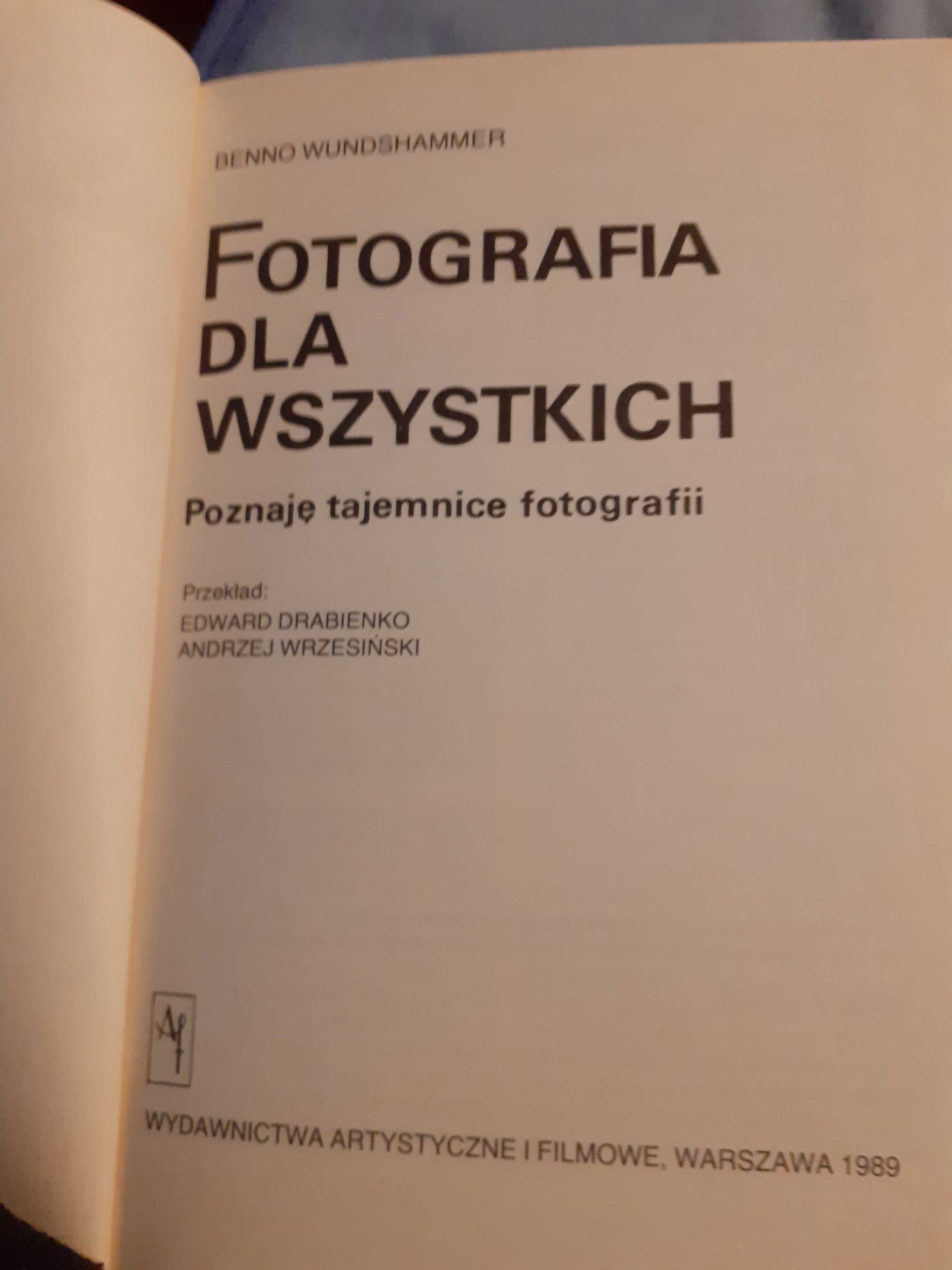 Książka "Fotografia dla wszystkich".