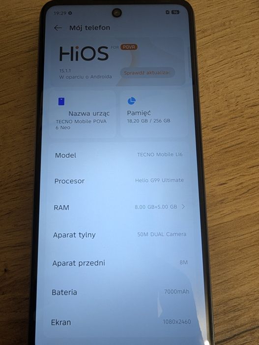 Tecno Pova 6 NEO 7000mAh