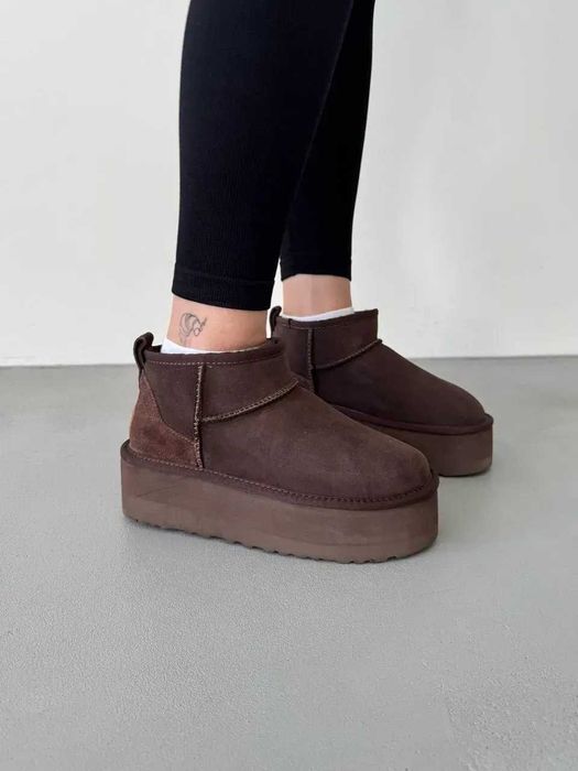 Угги/Угг/Уггі/Уги/Угі/UGG Australia Ultra Mini Platform Chocolate
