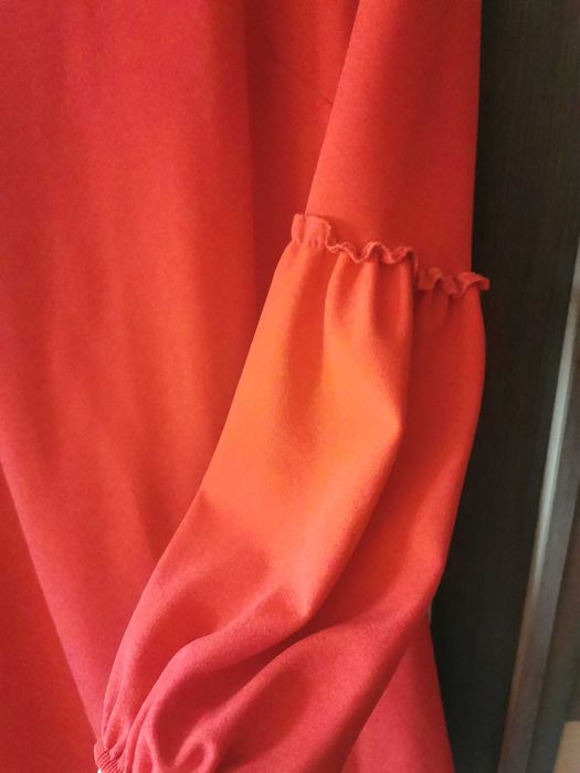 Sukienka czerwona koktajlowa wizytowa wesele r. uniwersalny