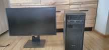 Komputer z monitorem