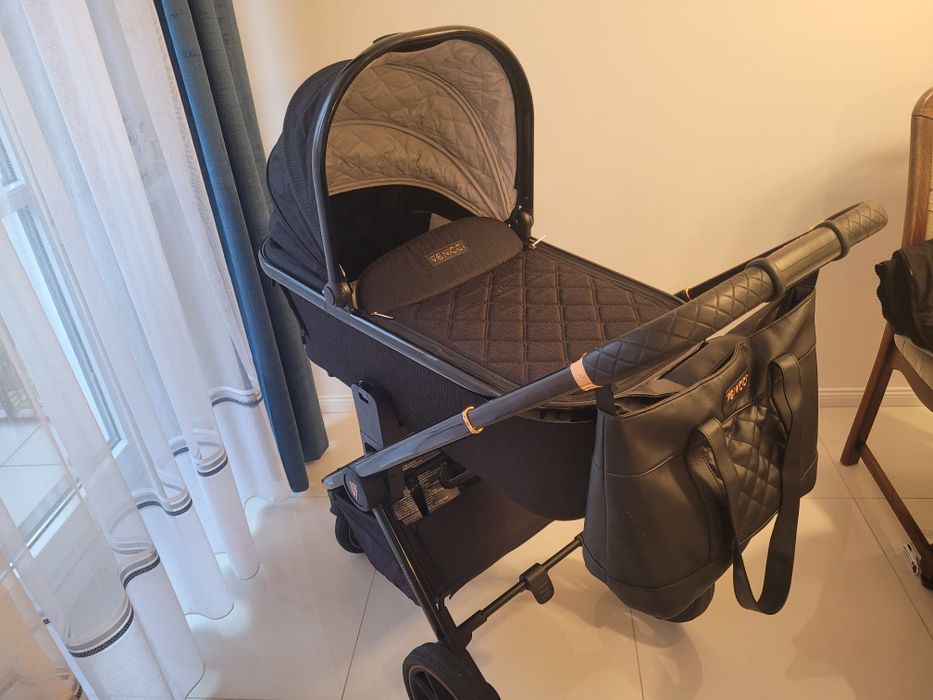 Wózek Venicci Tinum 2.0 Czarny 2w1 Bdb