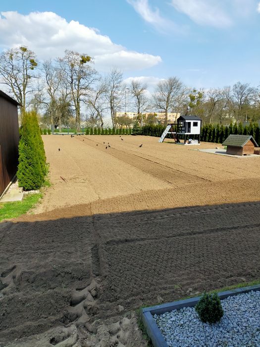 Usługi ogrodnicze glebogryzarka separacyjna nawadnianie zak.trawników