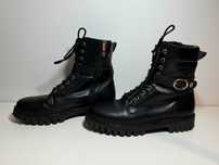Tommy Hilfiger Kobiety Buckle Lace Up Boot (EUR 39)