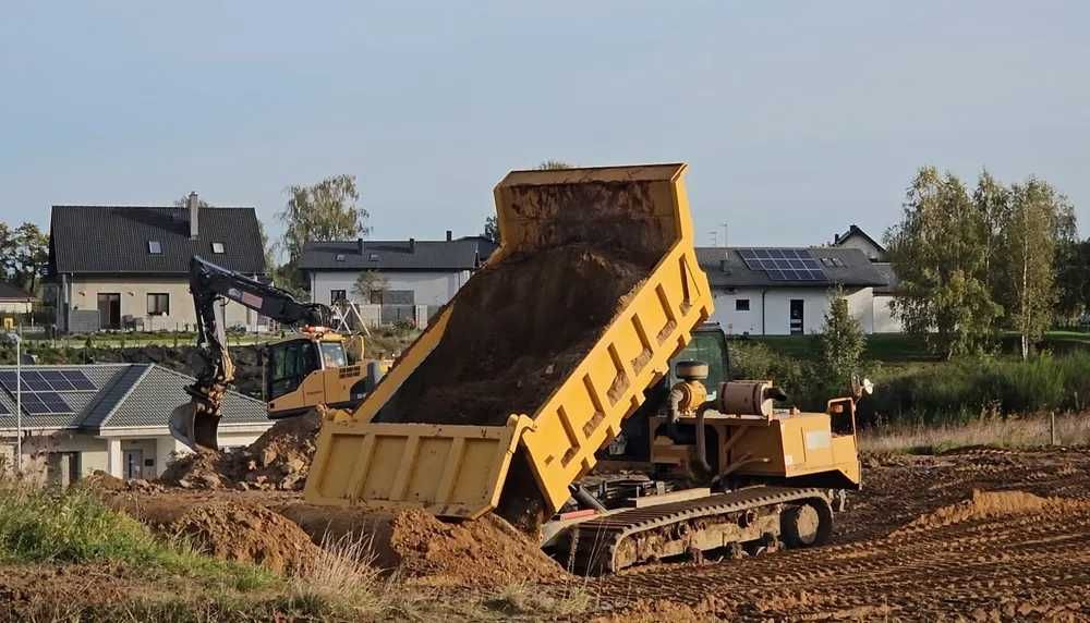Wozidło, wozidło gąsienicowe, wywrotka Morooka, wynajem