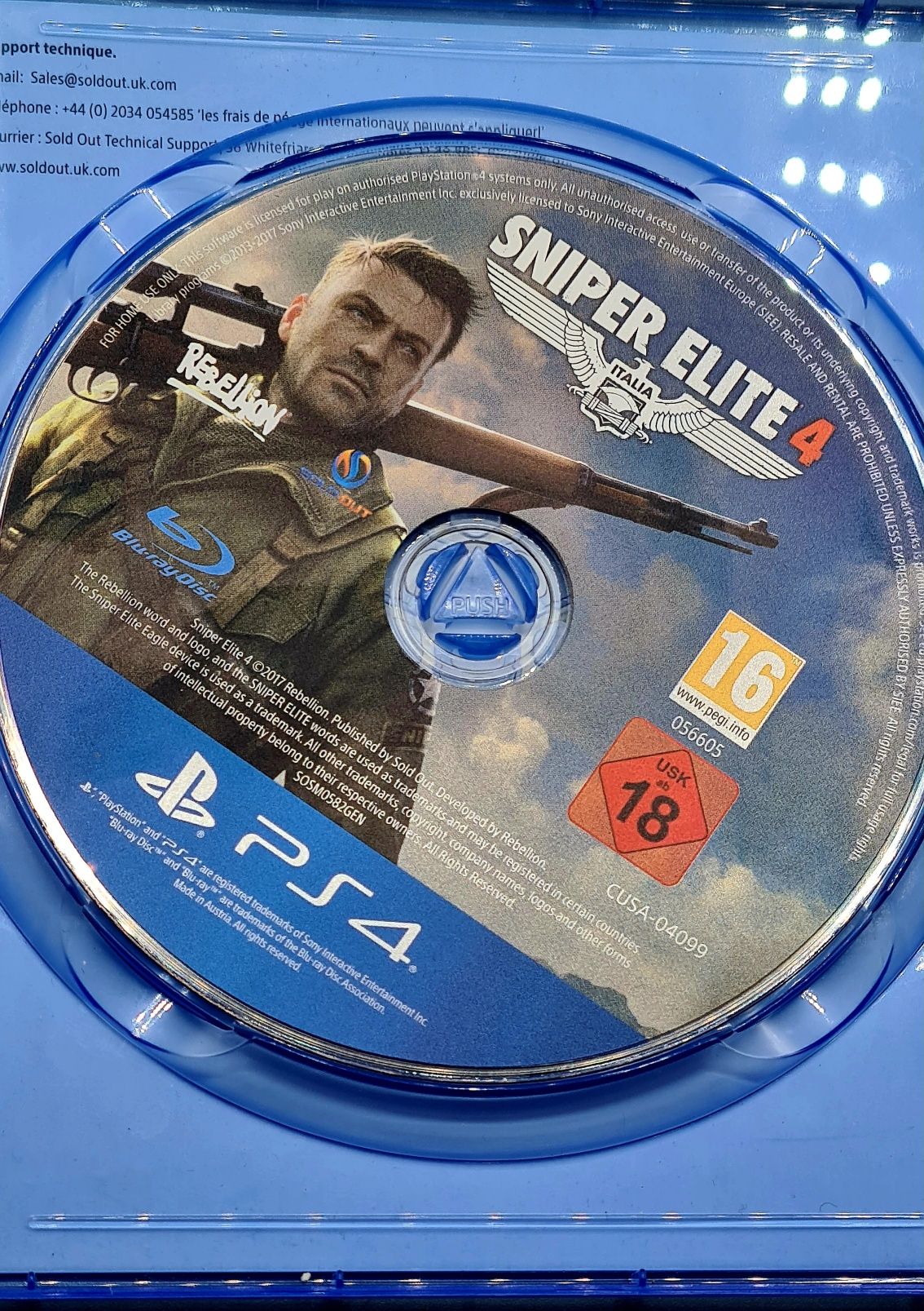 Gra ps4 sniper elite 4 ps 4 gry sniper elite4
