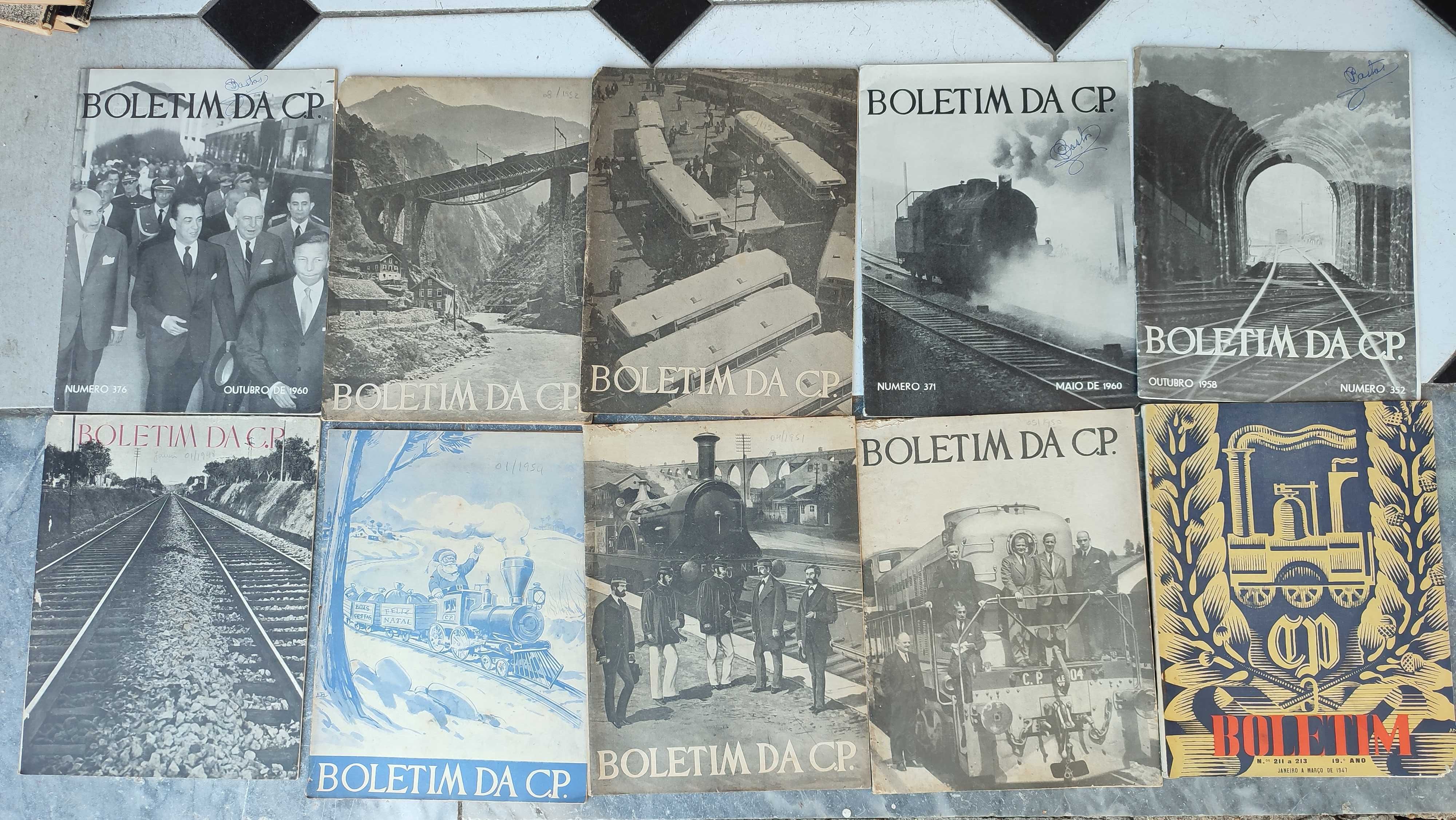 Lote 23 Revistas Boletim da C.P.