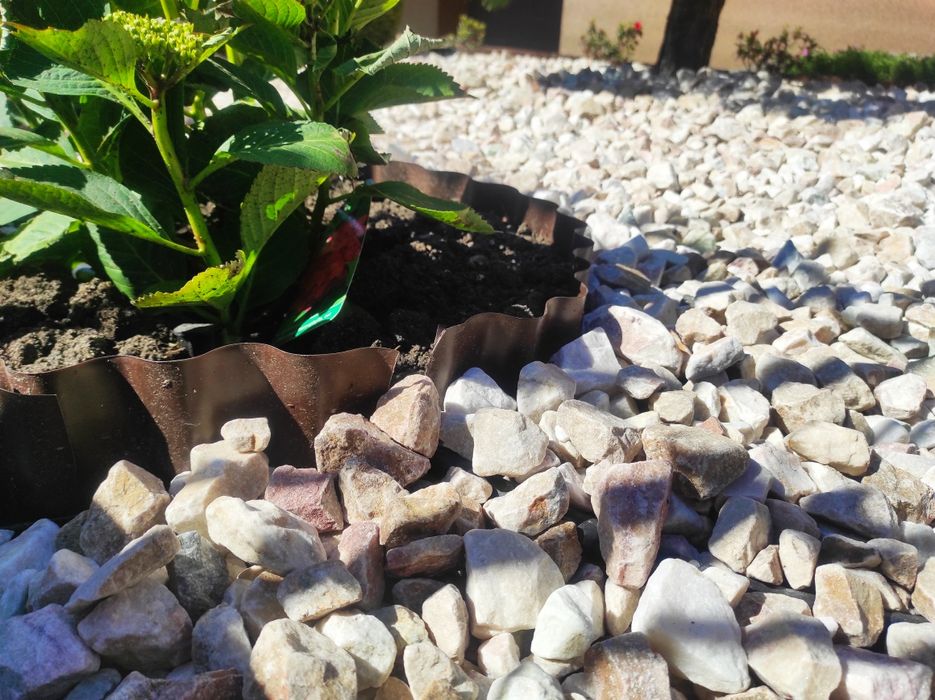 Grys lastryko biała Marianna 16-35mm biały kamień ozdobny jasny