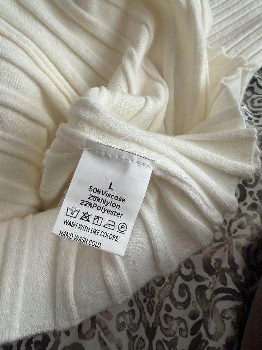 Плаття Трикотажне молочне сукня платье