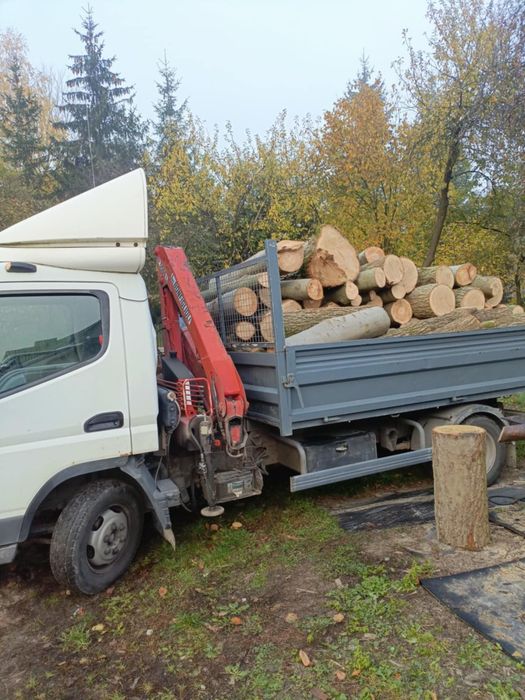 Transport wywrotka z HDS