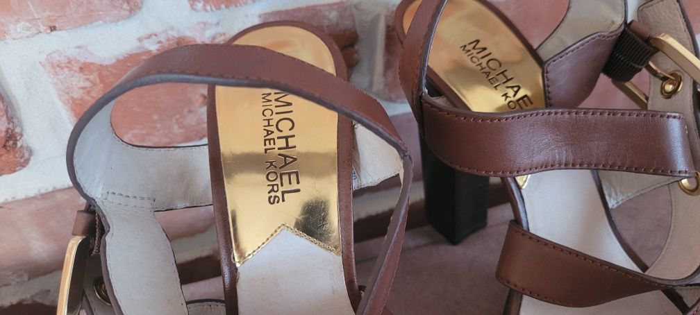 Sandały szpilki na platformie oryginalne Michael Kors