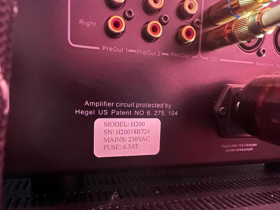 Wzmacniacz zintegrowany HEGEL H200
