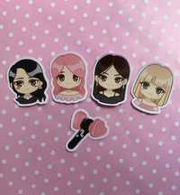 Naklejki kpop chibi Blackpink handmade stickers