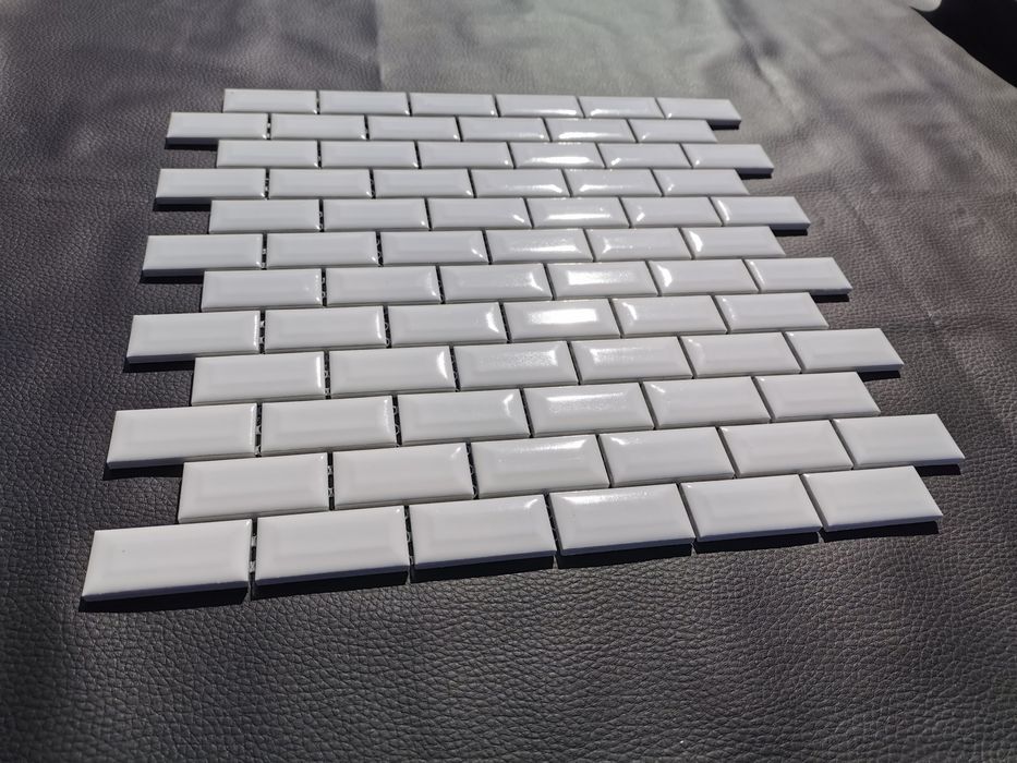 Mozaika ceramiczna /płytki /cegiełki czarne białe /ceny poniżej rynku