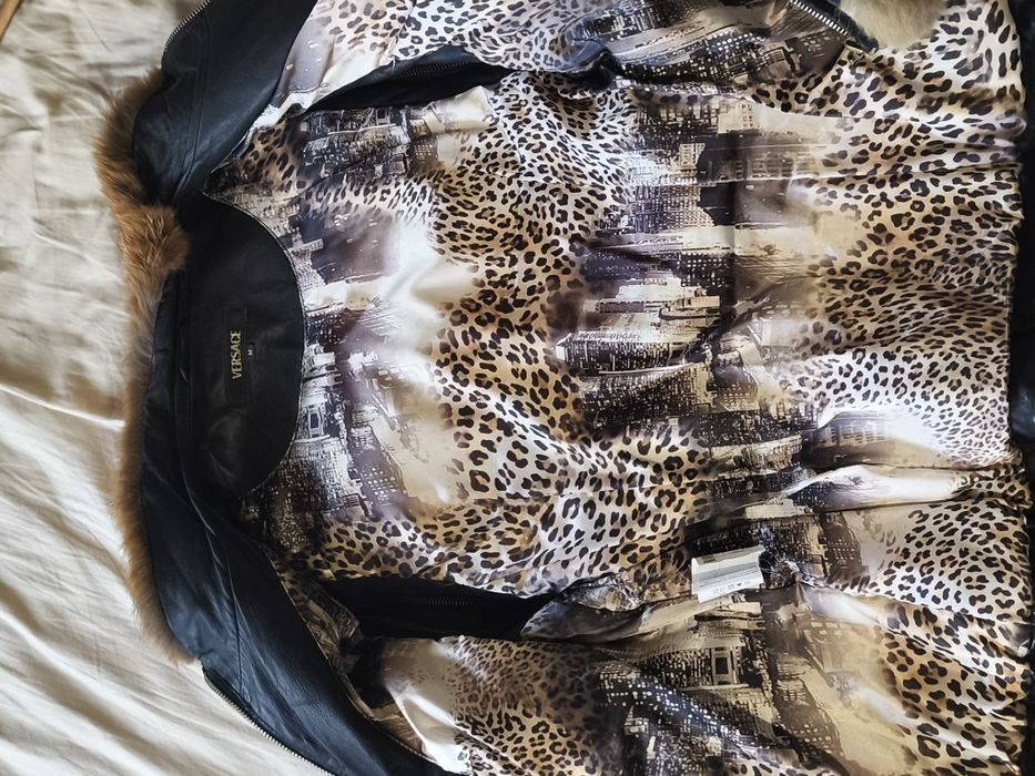 Oryginalna kurtka Versace roz M