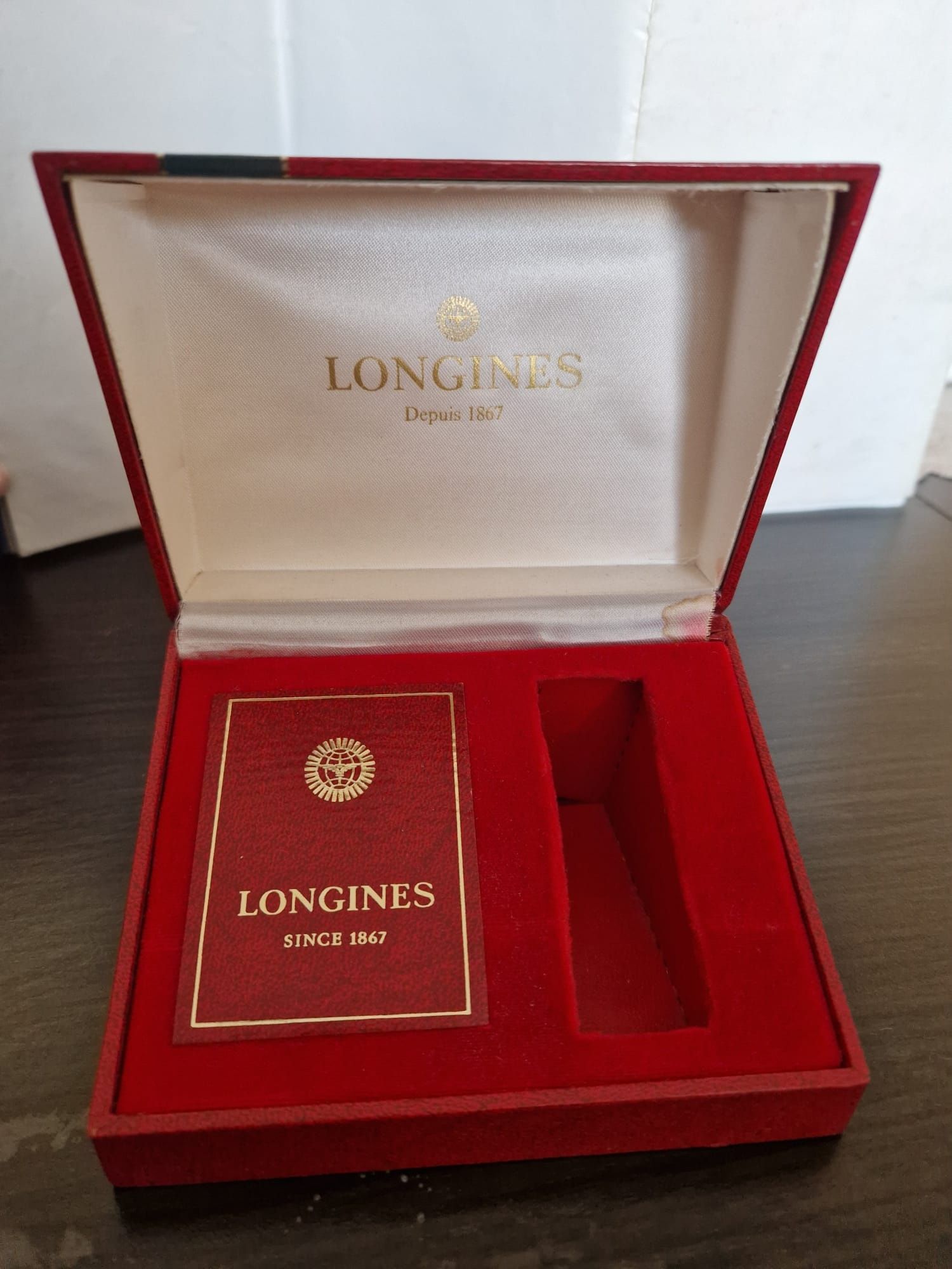 Złoty zegarek Longines