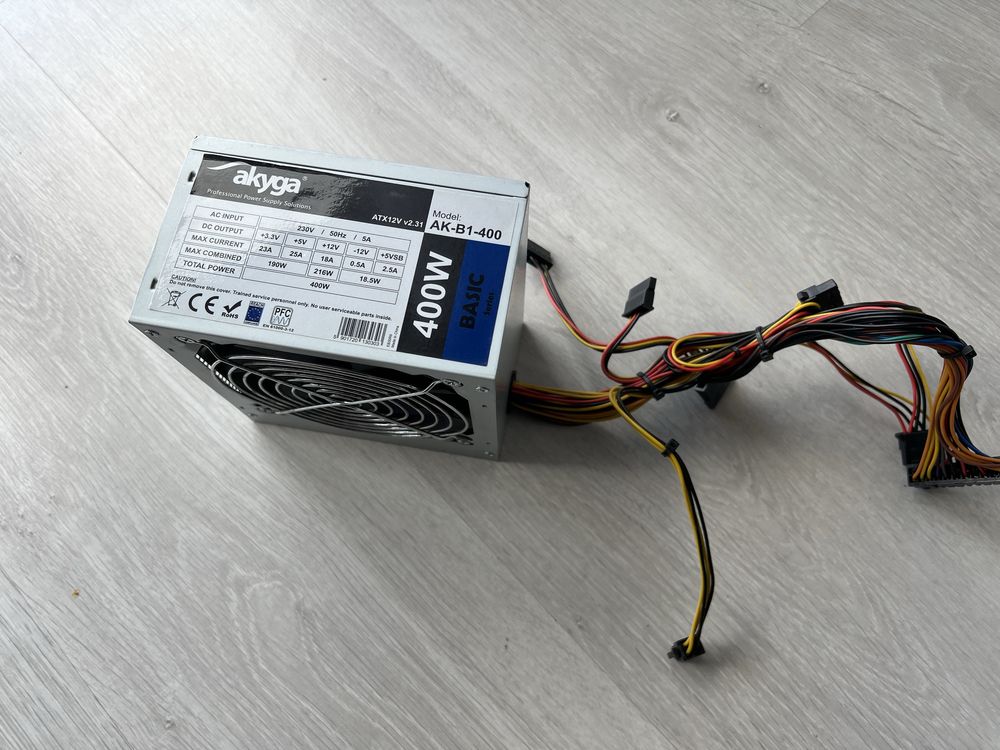 Zasilacz komputerowy Akyga AK-B1-400