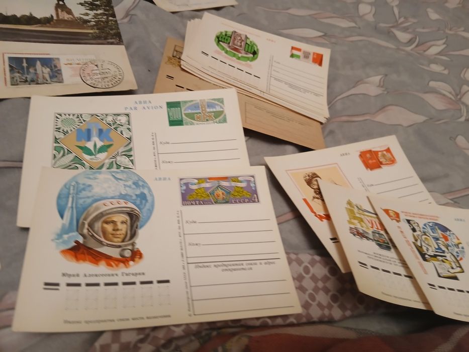 Продам  филателистические конверты и карточки