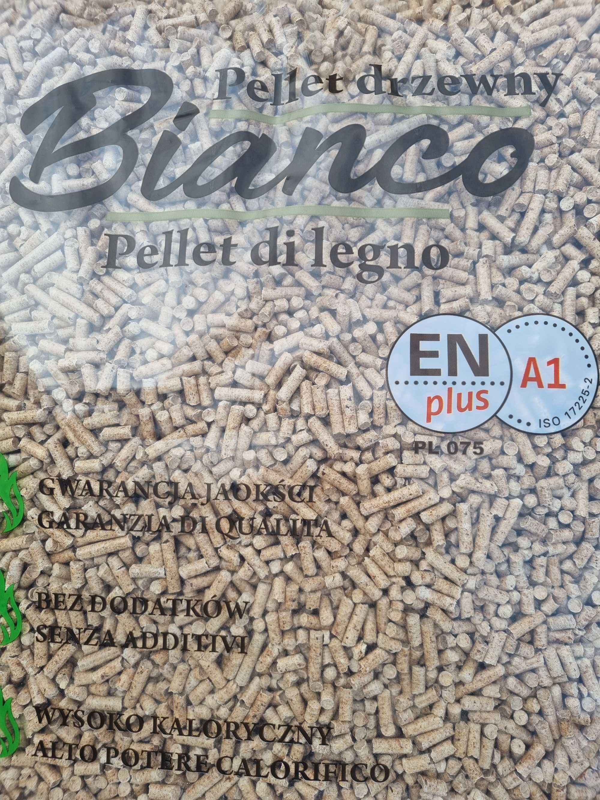 pelet pellet BIANCO jasny EN Plus A1